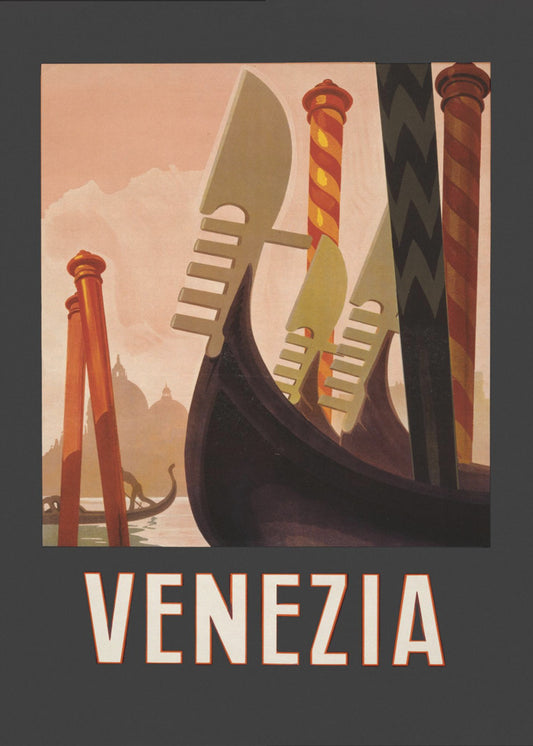 Venezia Poster Dark | Canvas