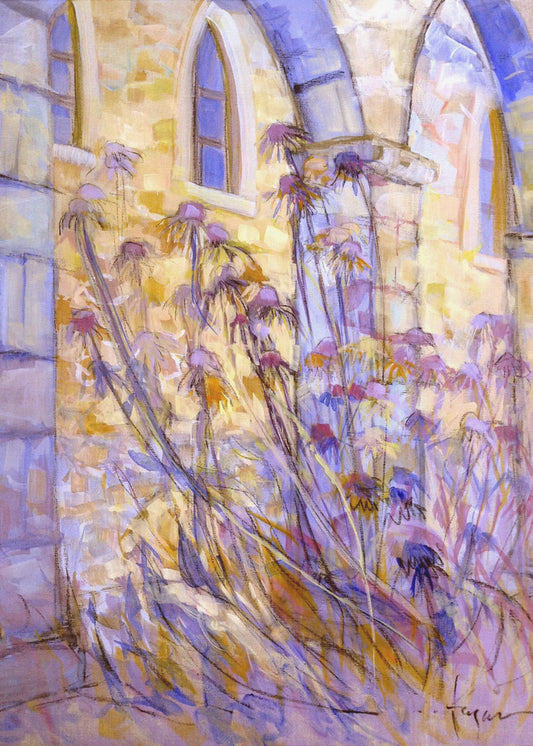 Sonnenbeschienene Blüten | Poster