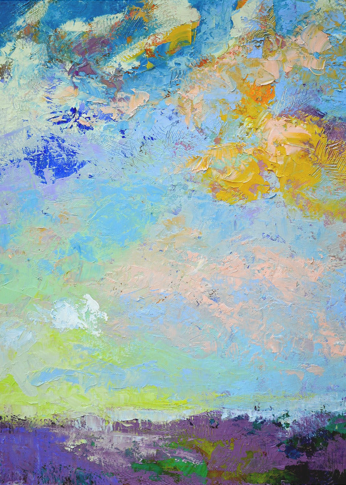Lebendige Himmelslandschaft | Leinwand