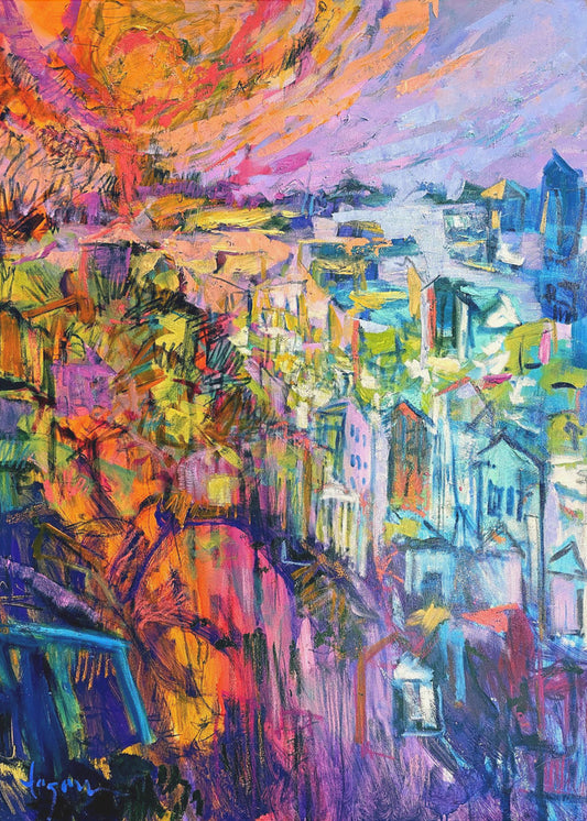 Lebendiges Stadtbild | Poster