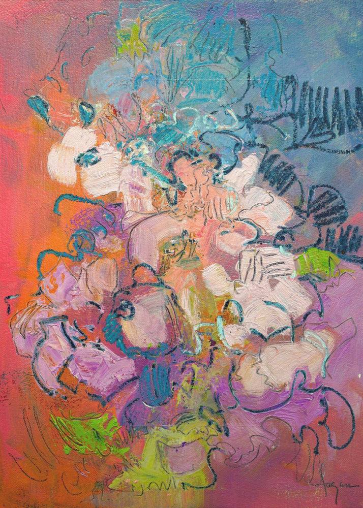 Florale Traumlandschaft | Leinwand