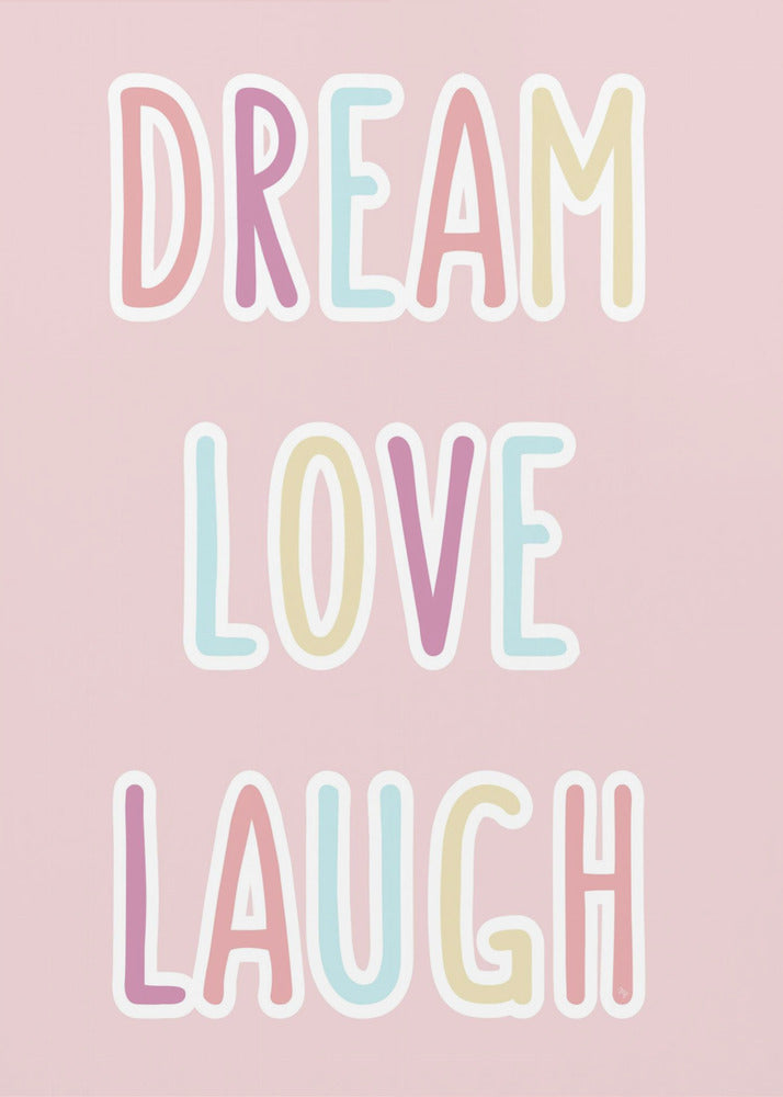 Traum Liebe Lachen | Poster