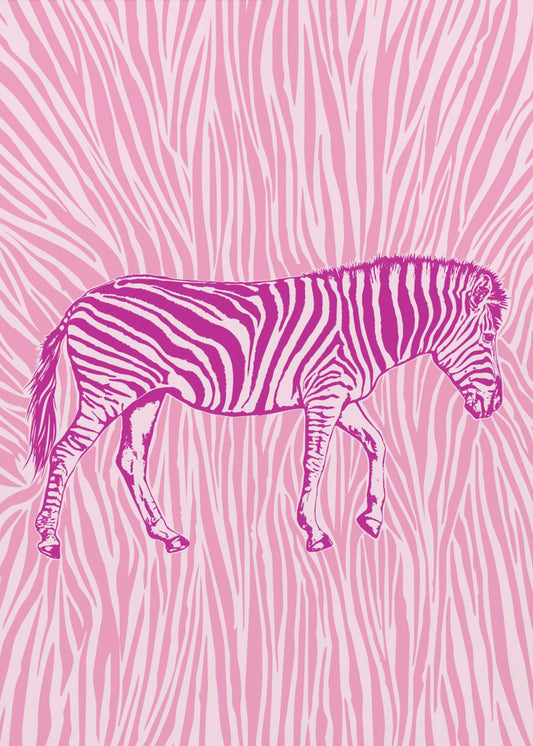 African Zebra striking camouflage | Canvas