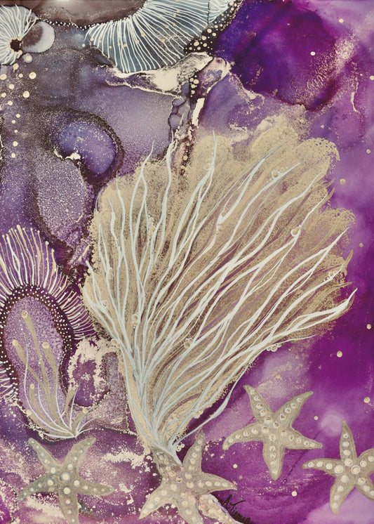 Errötendes Riff | Leinwand