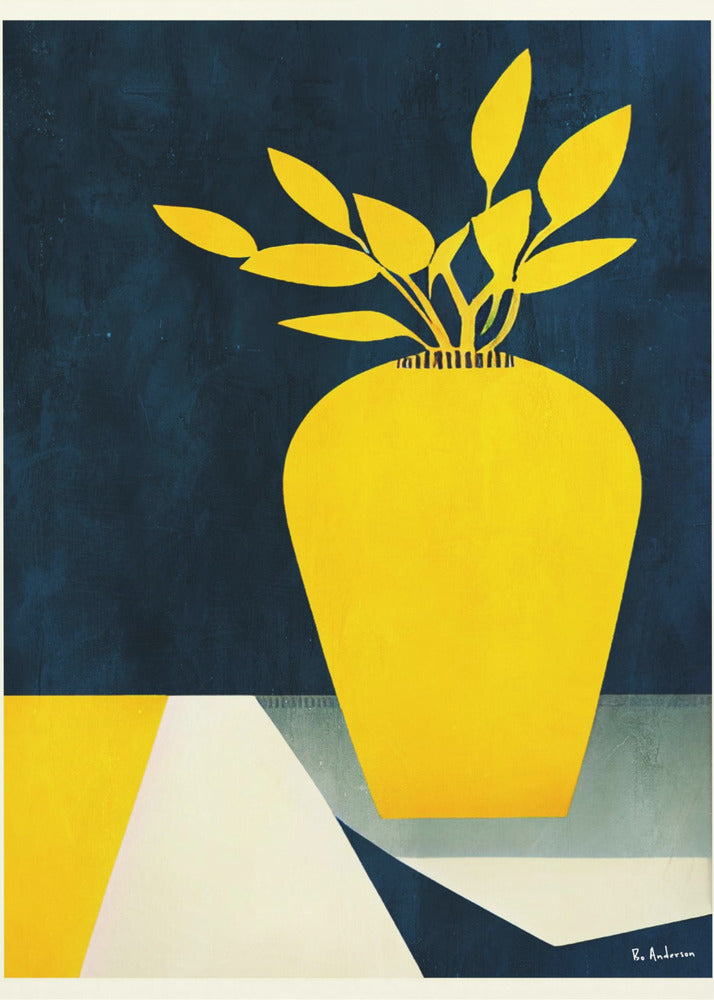 Les Fleurs Jaunes | Leinwand