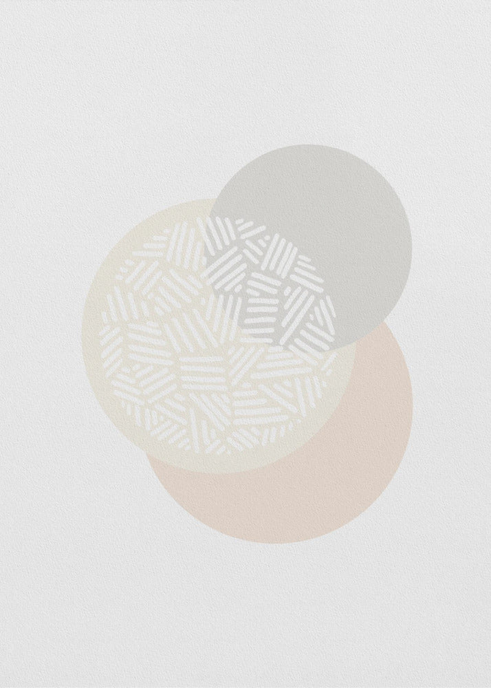 Geometrische gedämpfte Farben IV | Poster