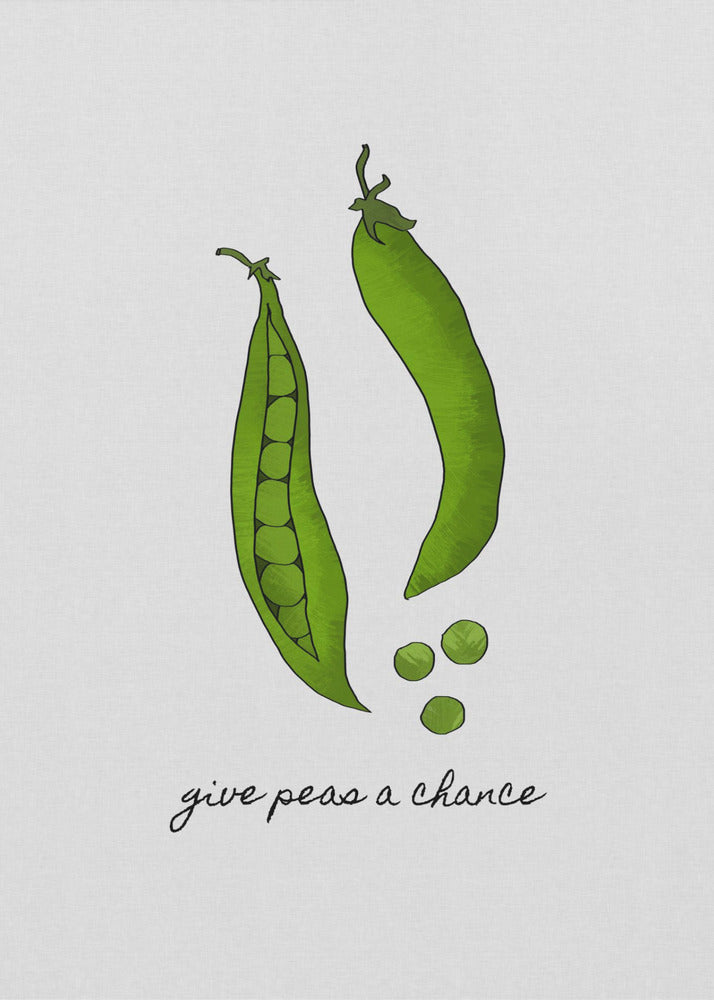 Gib Erbsen eine Chance | Poster