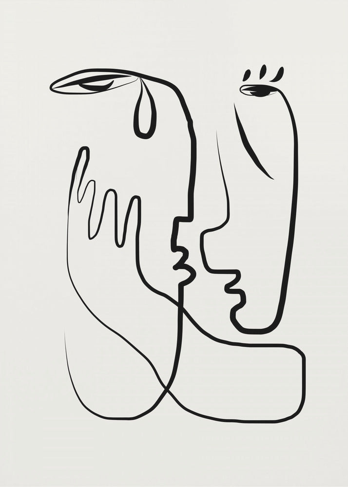 Don't Cry Line Art | Poster