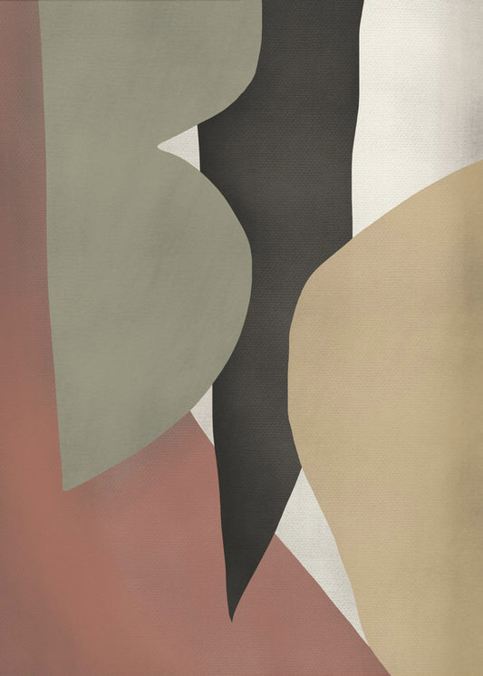 Tropische abstrakte Formen | Poster