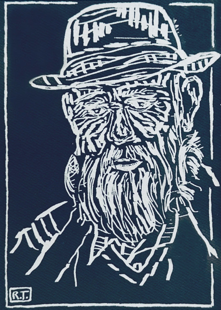 Ein Opa | Leinwand