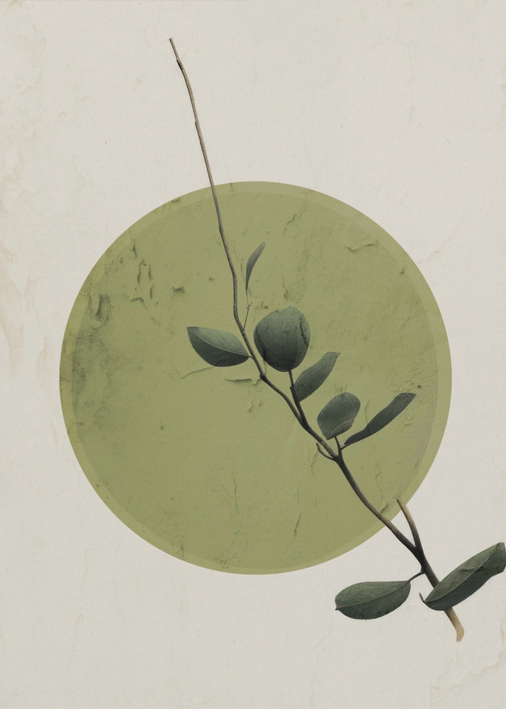 Grüner Gelassenheitskreis | Poster
