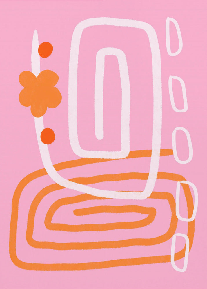 Spiralblütenlandschaft | Poster