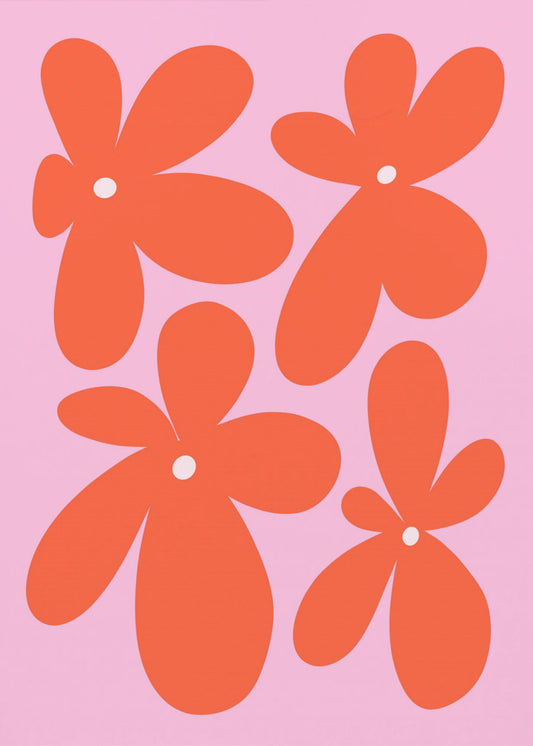 Orangenblütenparade | Leinwand