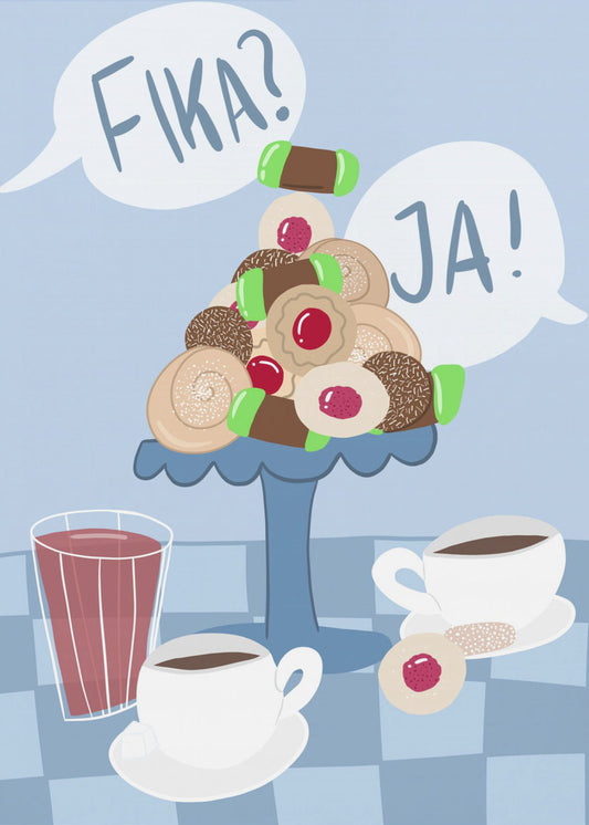 Schwedisches Fika-Vergnügen | Leinwand