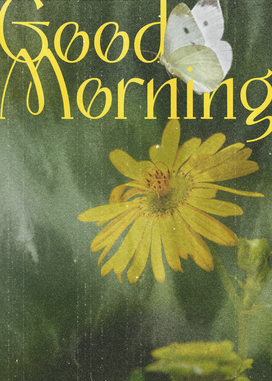 Guten Morgen Poster | Leinwand