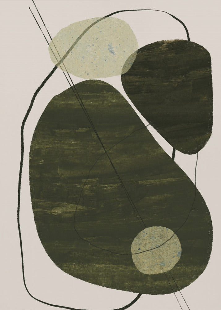 Erdige Abstraktion | Poster