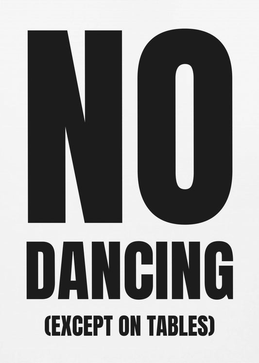 Nur Tischbewegungen | Leinwand