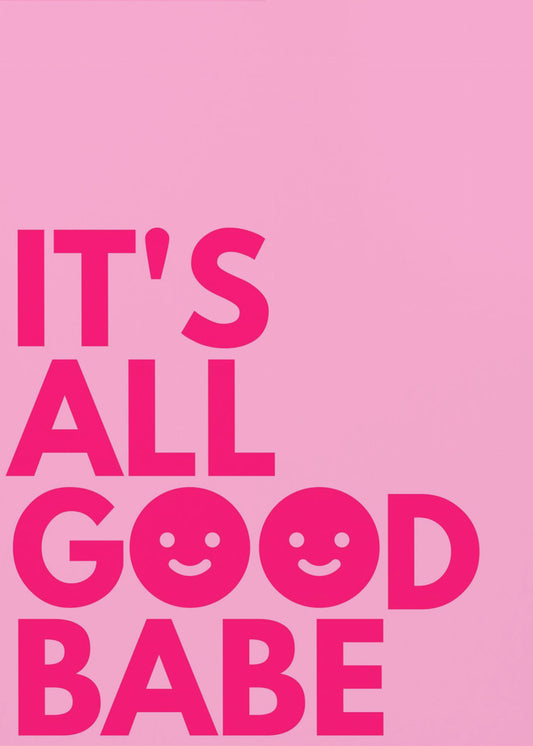 Pinke Cheer Vibes | Leinwand