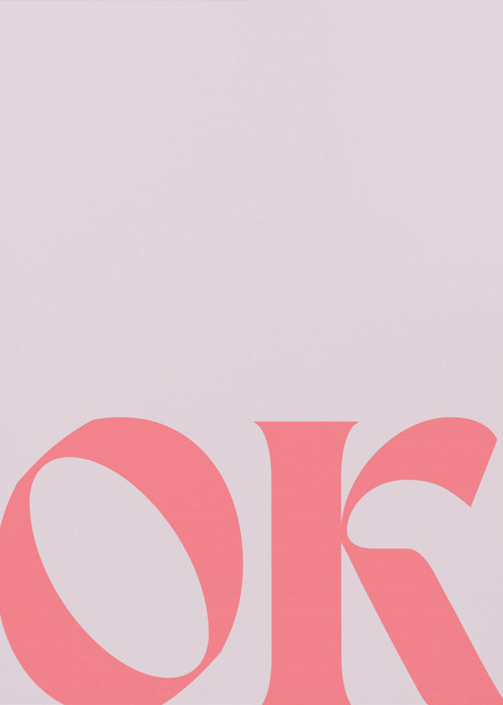 Kräftiges Pink | Poster