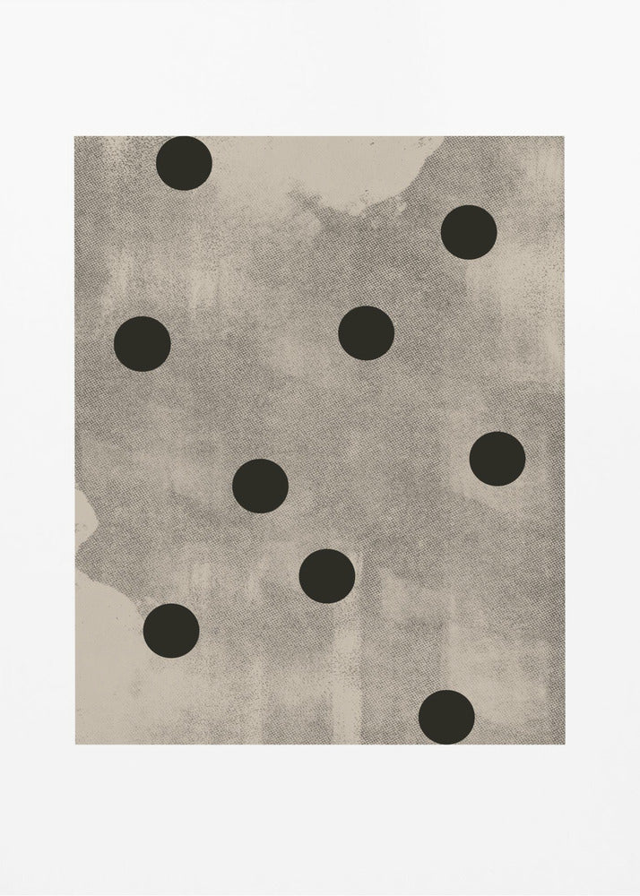 Monochrome Kreise | Leinwand