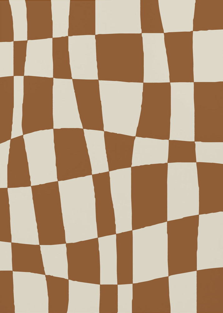 Minimalistisches Schachbrett | Leinwand