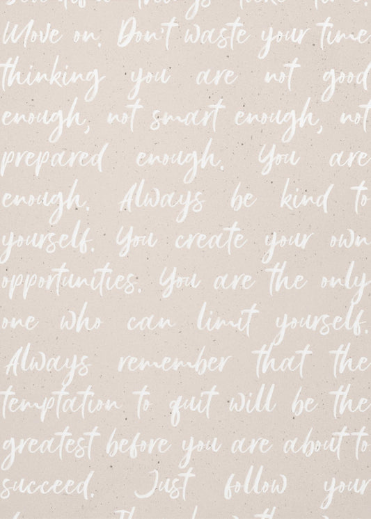 Motivierende Zitate | Leinwand