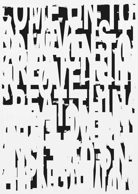 Typografie Nr. 1 | Leinwand