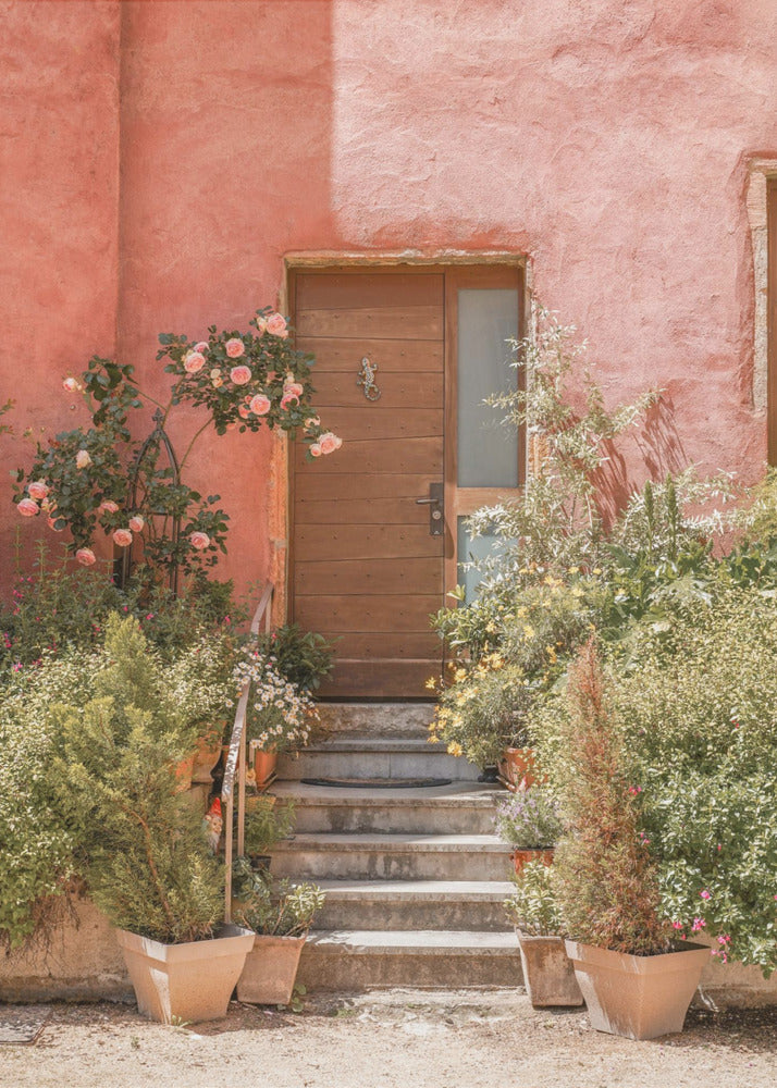 Das Rosa Haus | Leinwand