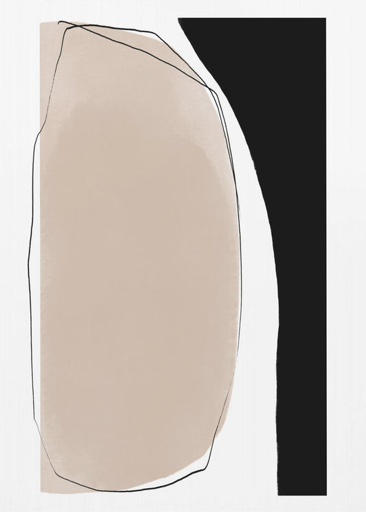 Balance zwischen Kante und Dunst | Leinwand