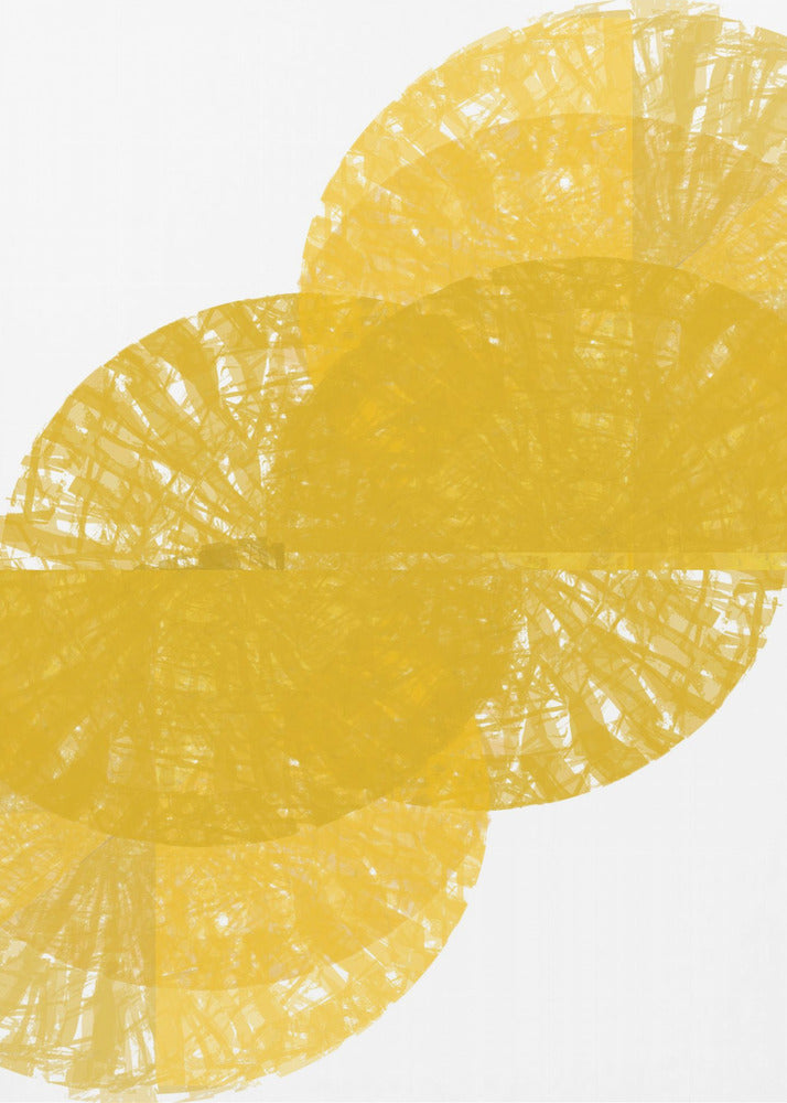 Yellow Circle Fans 1 | Poster