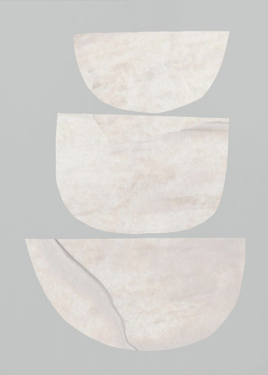 Strukturierte organische Formen | Leinwand