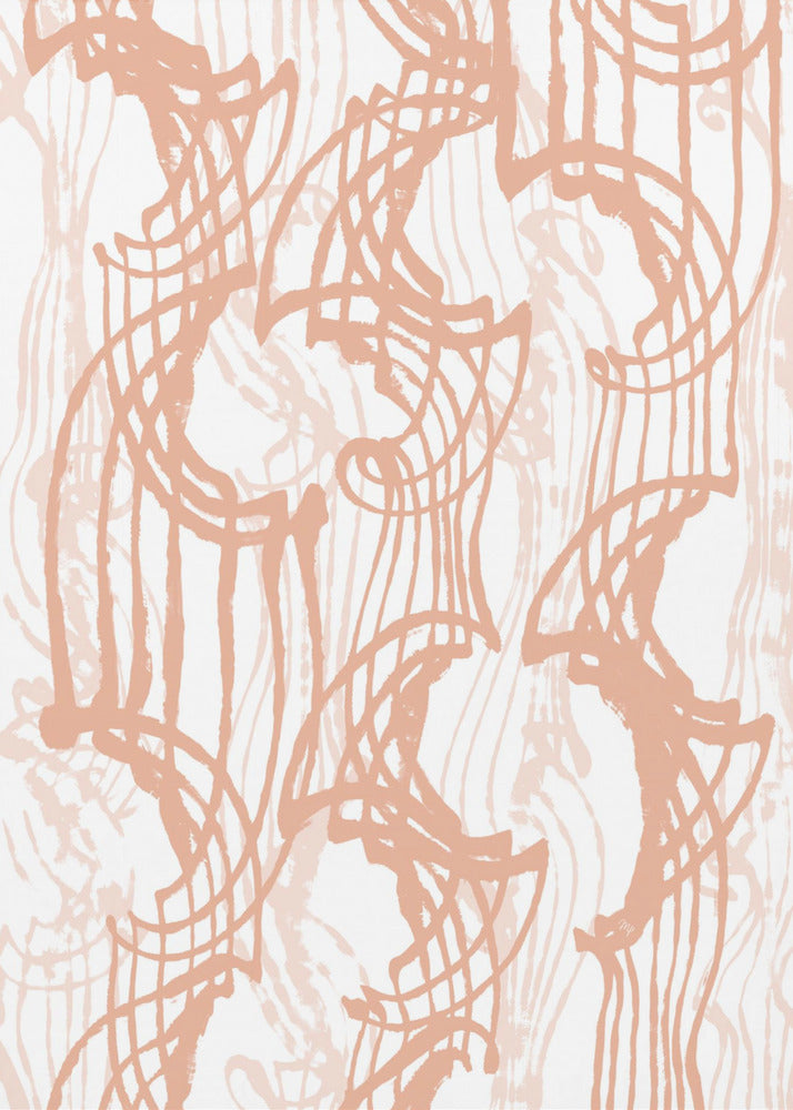Muster und geschwungene Linien | Poster