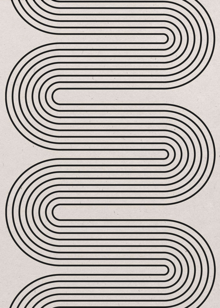 Symphonie der geschwungenen Linien | Poster
