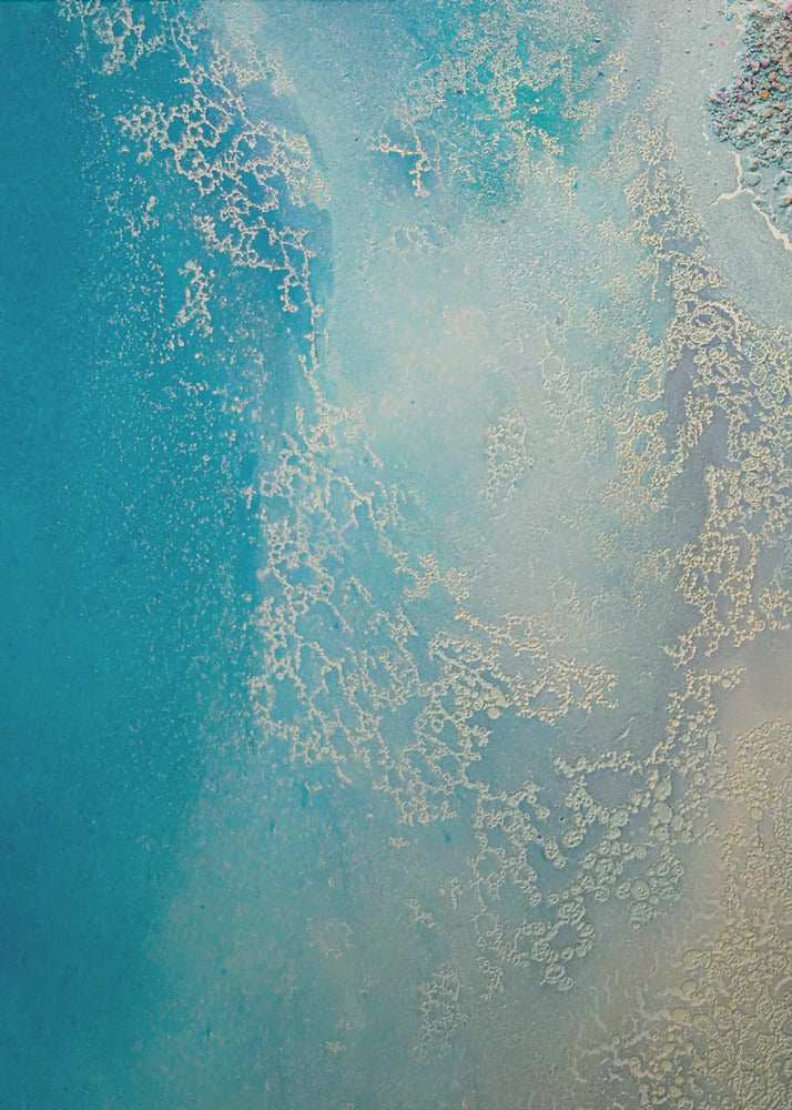 Sanftes Blau – Flaches Wasser | Poster