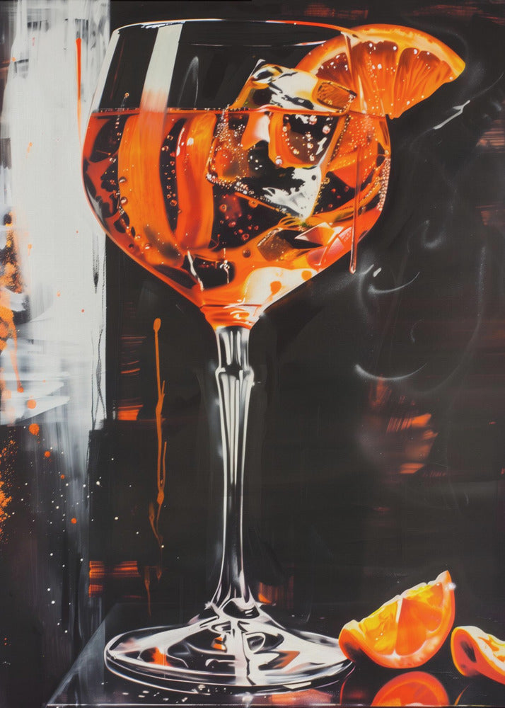 Aperol Spritz Dark Edition | Leinwand