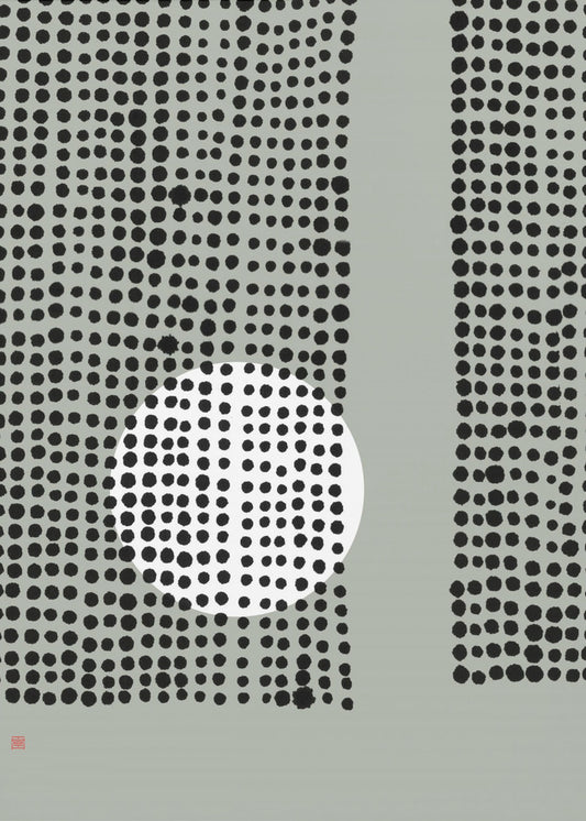 Versteckter Mond Nr. 4 | Hinter den Kulissen | Leinwand