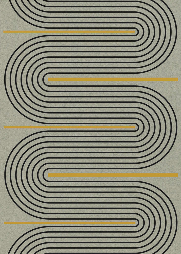 Geschwungene Wege | Poster