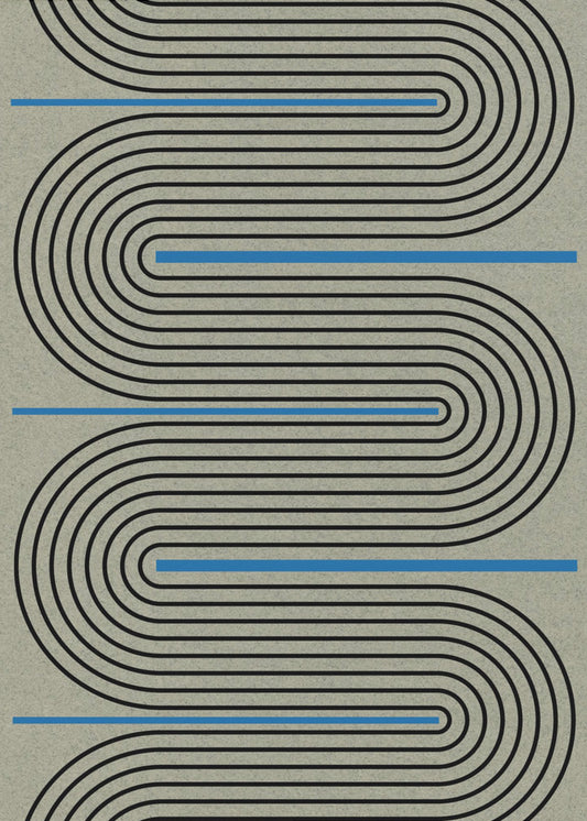 Kurven & Linien Symphonie | Leinwand