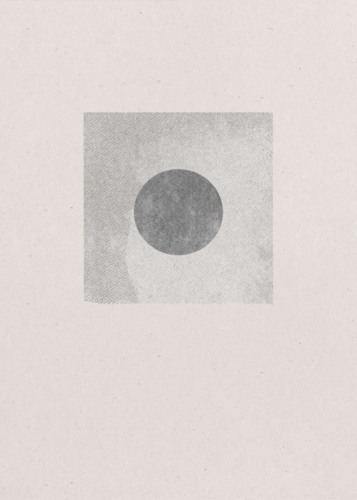 Monochrome Sonnenfinsternis | Leinwand