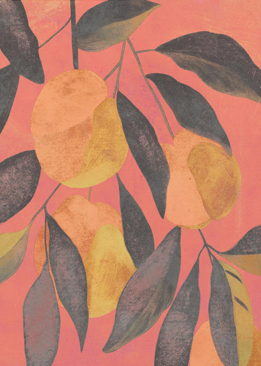 Lebendiger Birnenhain | Poster