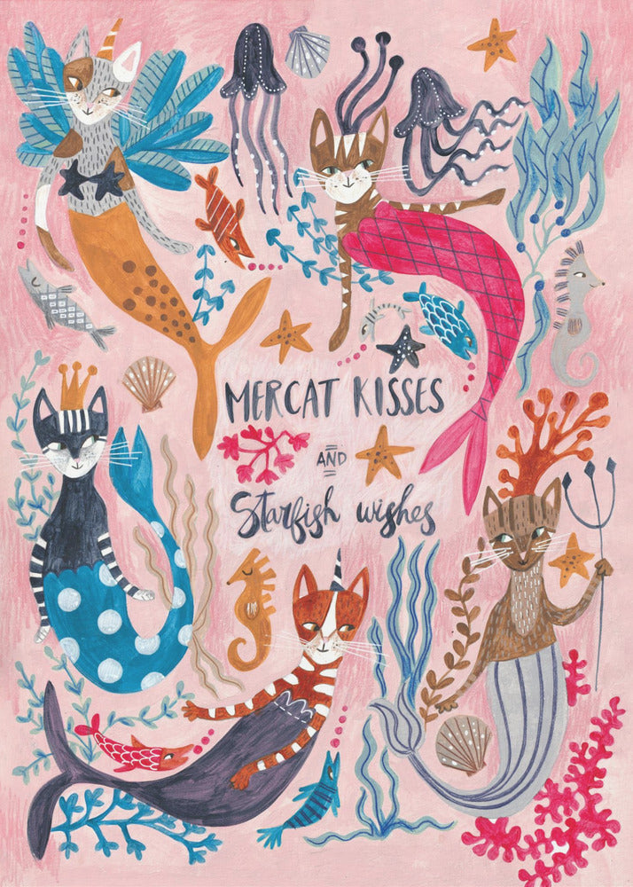 Mercats & Caticorns | Leinwand