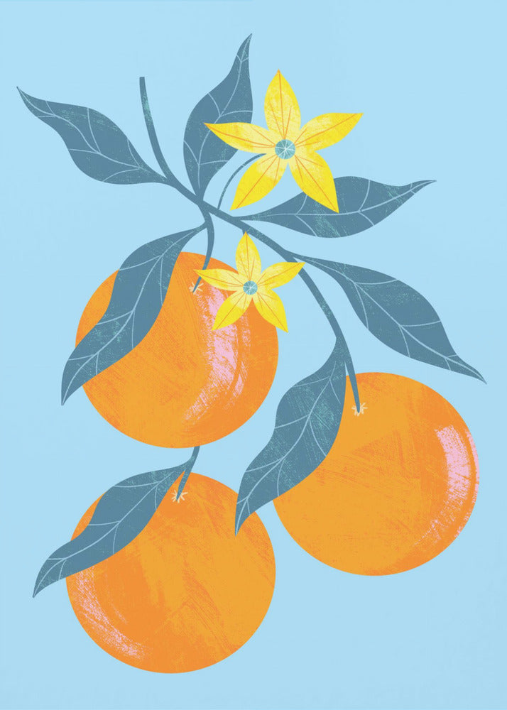 Orange Branch | Canvas