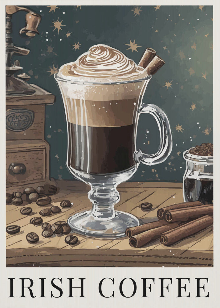 Irischer Kaffee | Leinwand