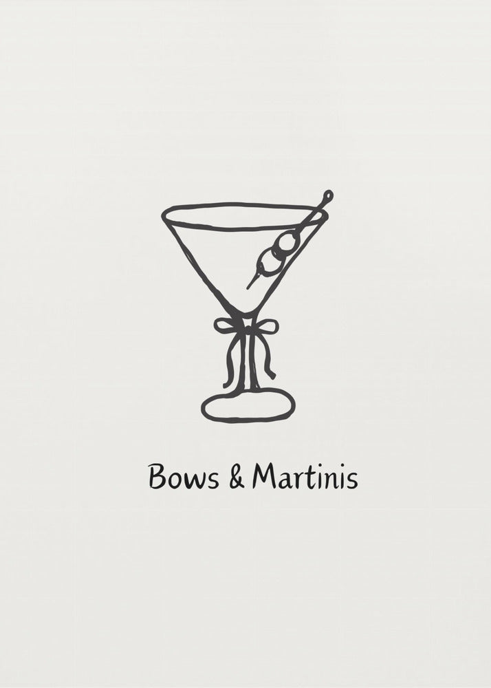 Bows & Martinis | Canvas