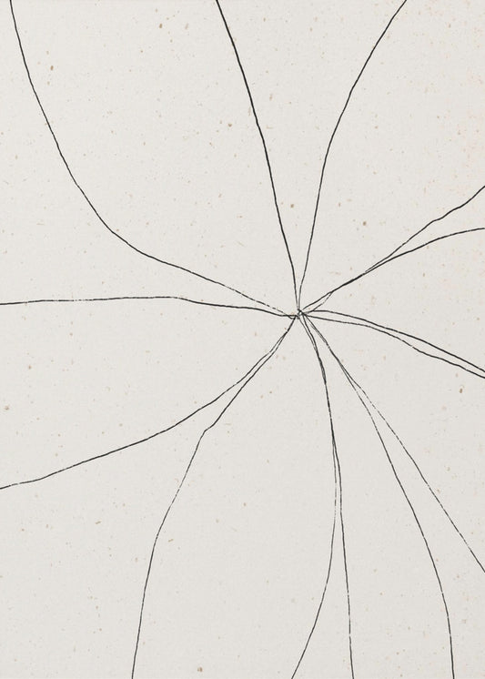 Rissige Symmetrie | Leinwand
