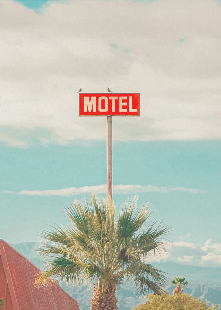 Dieses Motel ist für die Vögel | Poster