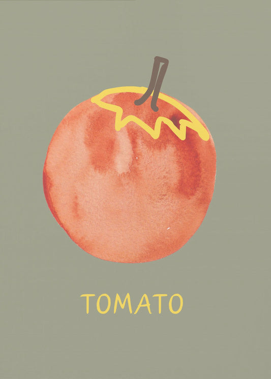 Tomato in Green | Canvas
