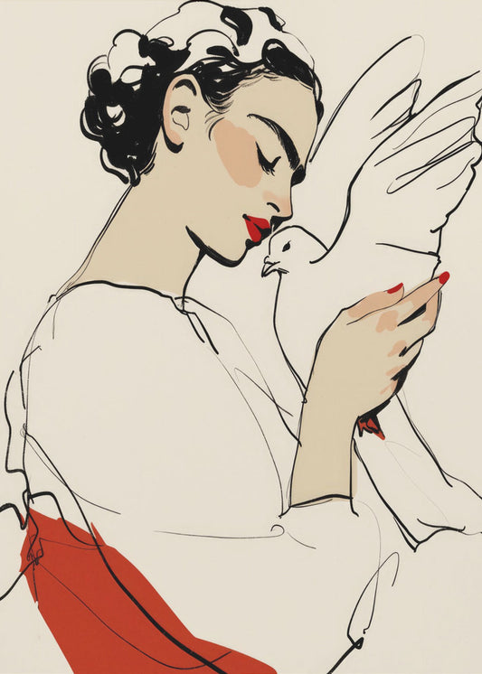 Taubenumarmung | Poster