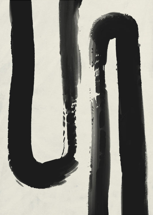 Monochromer Fluss | Poster