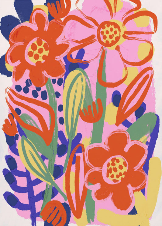 Floraler Freudenausbruch | Poster